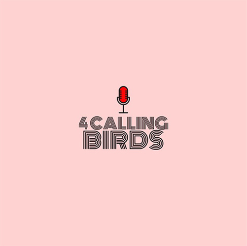 4 Calling Birds podcast artwork. Includes a small image of a red microphone above the title.