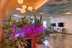 The Superjoy entrance lobby
